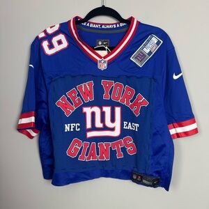 NEW YORK GIANTS Upcycled NFL Nike On Field Jersey Fits Up To A Women’s L NEW